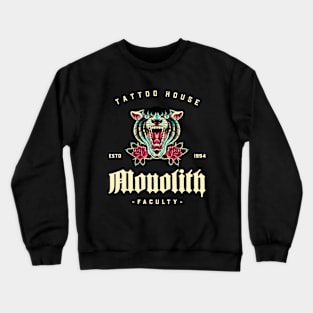 Tattoo House Panther Logo Urban Streetwear Crewneck Sweatshirt